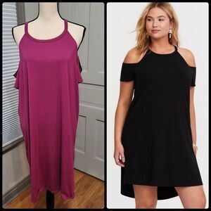 Torrid MINI JERSEY TEE SHIRT DRESS - Purple